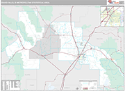 Idaho Falls Wall Map Premium Style